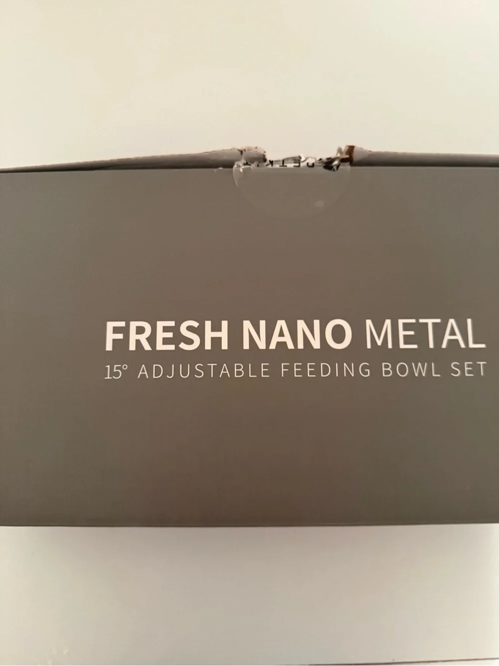 Pet Bowl Set Stainless Steel Double Bowls PETKIT- Silver New In Box